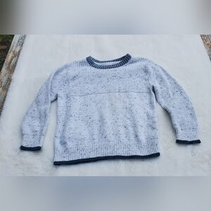 Cat& Jack White and Blue Sweater Size 5T